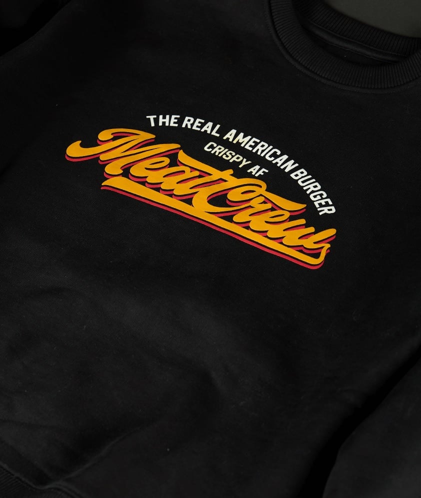 Felpa nera Meat Crew